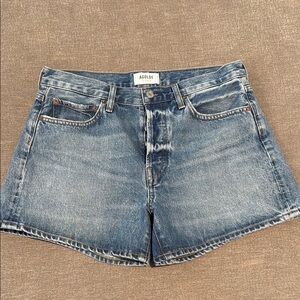 Agolde Blue Jean Shorts Classic Style. Size 28. Never worn